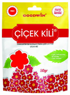 Çiçek Kili Kırmızı 50 gr