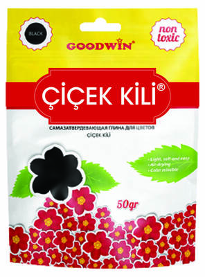 Çiçek Kili Siyah 50 gr