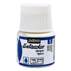 Pebeo - Setacolor Opak Kumaş Boya 45ml - 10 Blanc Titane