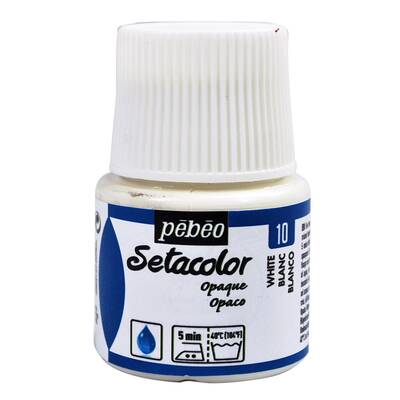 Setacolor Opak Kumaş Boya 45ml - 10 Blanc Titane