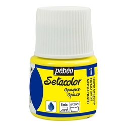 Pebeo - Setacolor Opak Kumaş Boya 45ml - 17 Jaune Citron