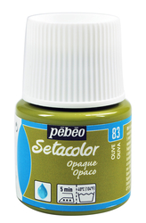 Pebeo - Setacolor Opak Kumaş Boya 45ml - 83 Olive