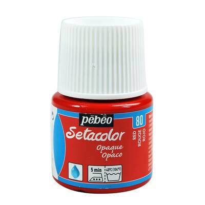 Setacolor Opak Kumaş Boya 45ml - 80 Red