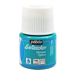 Pebeo - Setacolor Opak Kumaş Boya 45ml - 87 Turquoise