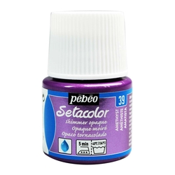 Pebeo - Setacolor Opak Metalik Kumaş Boya 45ml Şişe - 39 Amethyst