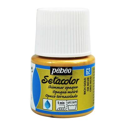 Setacolor Opak Metalik Kumaş Boya 45ml Şişe - 62 Rich Gold