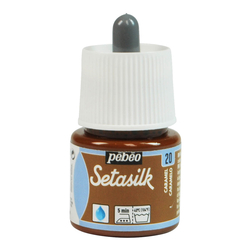 Pebeo - Setasilk İpek Boya 45ml Şişe - 20 Caramel