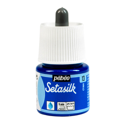 Pebeo - Setasilk İpek Boya 45ml Şişe - 13 Cyan