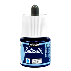 Pebeo - Setasilk İpek Boya 45ml Şişe - 12 Gitane Blue