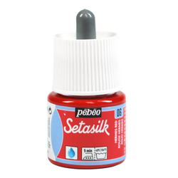 Pebeo - Setasilk İpek Boya 45ml Şişe - 06 Hermes Red