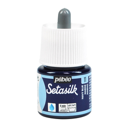 Pebeo - Setasilk İpek Boya 45ml Şişe - 11 Navy Blue