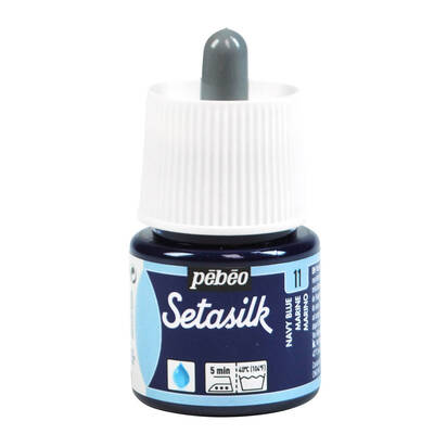 Setasilk İpek Boya 45ml Şişe - 11 Navy Blue