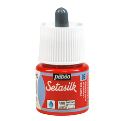 Pebeo - Setasilk İpek Boya 45ml Şişe - 05 Poppy Red