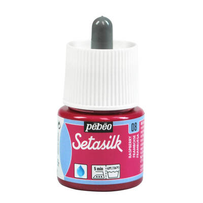 Setasilk İpek Boya 45ml Şişe - 08 Raspberry