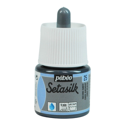 Pebeo - Setasilk İpek Boya 45ml Şişe - 25 Silver Grey