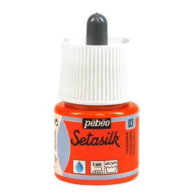 Setasilk İpek Boya 45ml Şişe - 03 Tangerine