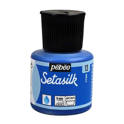 Setasilk İpek Boya 45ml Şişe - 15 Turquoise