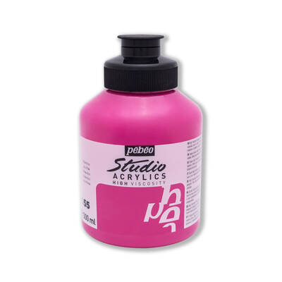 Studio Akrilik Boya 500ml Kavanoz 171-55 Azo Pink