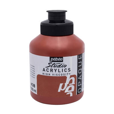 Studio Akrilik Boya 500ml Kavanoz 171-38 Burnt Sienna