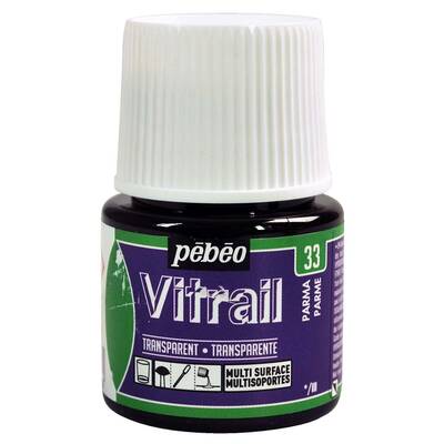 Vitrail Solvent Bazlı Cam Boya 45ml Şişe - 05033 Parma