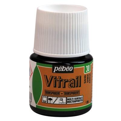 Vitrail Solvent Bazlı Cam Boya 45ml Şişe - 05030 Sand