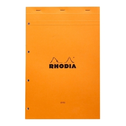 Rhodia - 210x318mm A4 Seyes Bloknot Turuncu Kapak