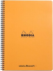 Rhodia - A4 Noktalı Defter Spiralli 90 Yaprak