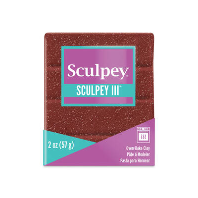 Sculpey III Polimer Kil Garnet Glitter 57gr