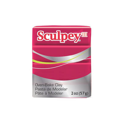 Sculpey III Polimer Kil Koyu Kırmızı İnci 57gr