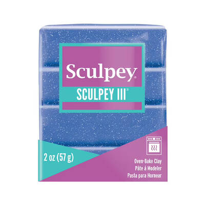 Sculpey III Polimer Kil Mavi Glitter 57gr