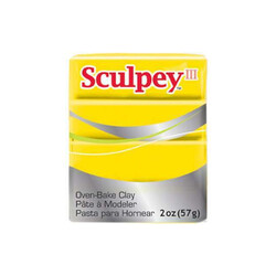 Sculpey - Sculpey III Polimer Kil Sarı 57gr