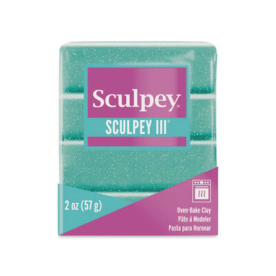 Sculpey III Polimer Kil Turkuaz Glitter 57gr