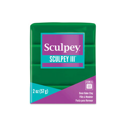 Sculpey - Sculpey III Polimer Kil Yaprak Yeşili 57gr