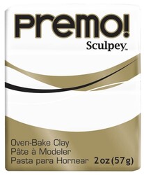 Sculpey - Sculpey Premo Polimer Kil 57gr Beyaz