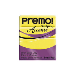 Sculpey - Premo Polimer Kil 57gr Transparan Sarı